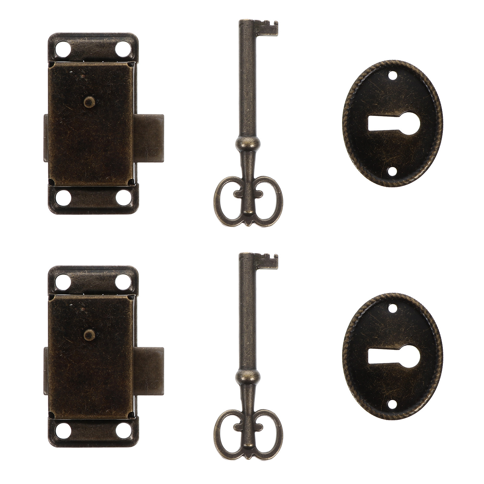 Vintage Furniture Hardware Replacement - 2Pcs Style Decorative Furniture Locks for