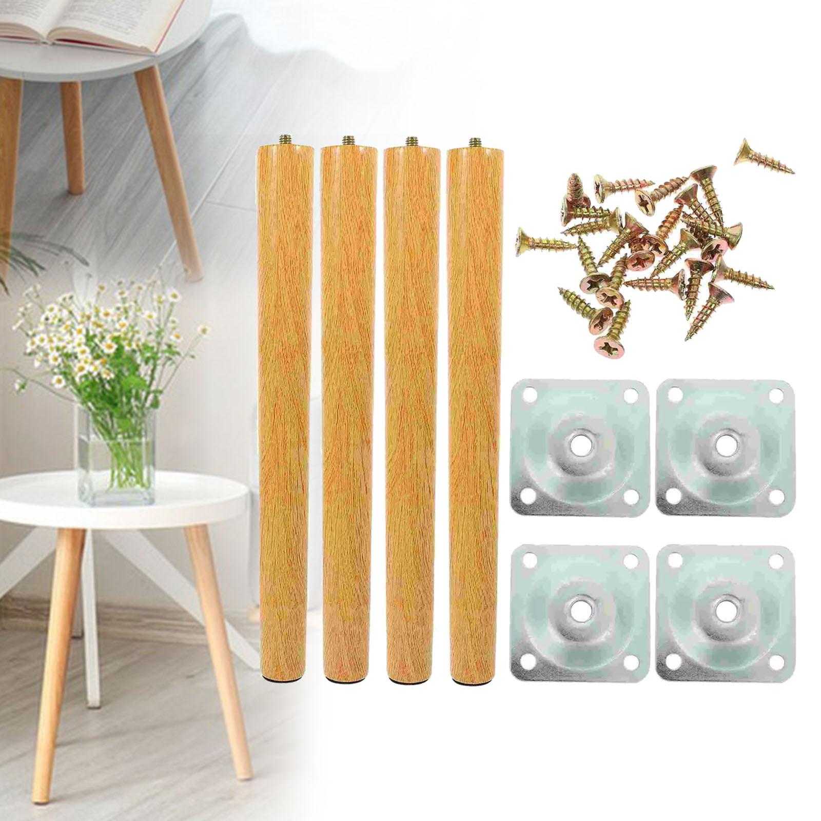 Vintage Furniture Hardware Replacement - Wood Furniture Legs Hardware Replacement for