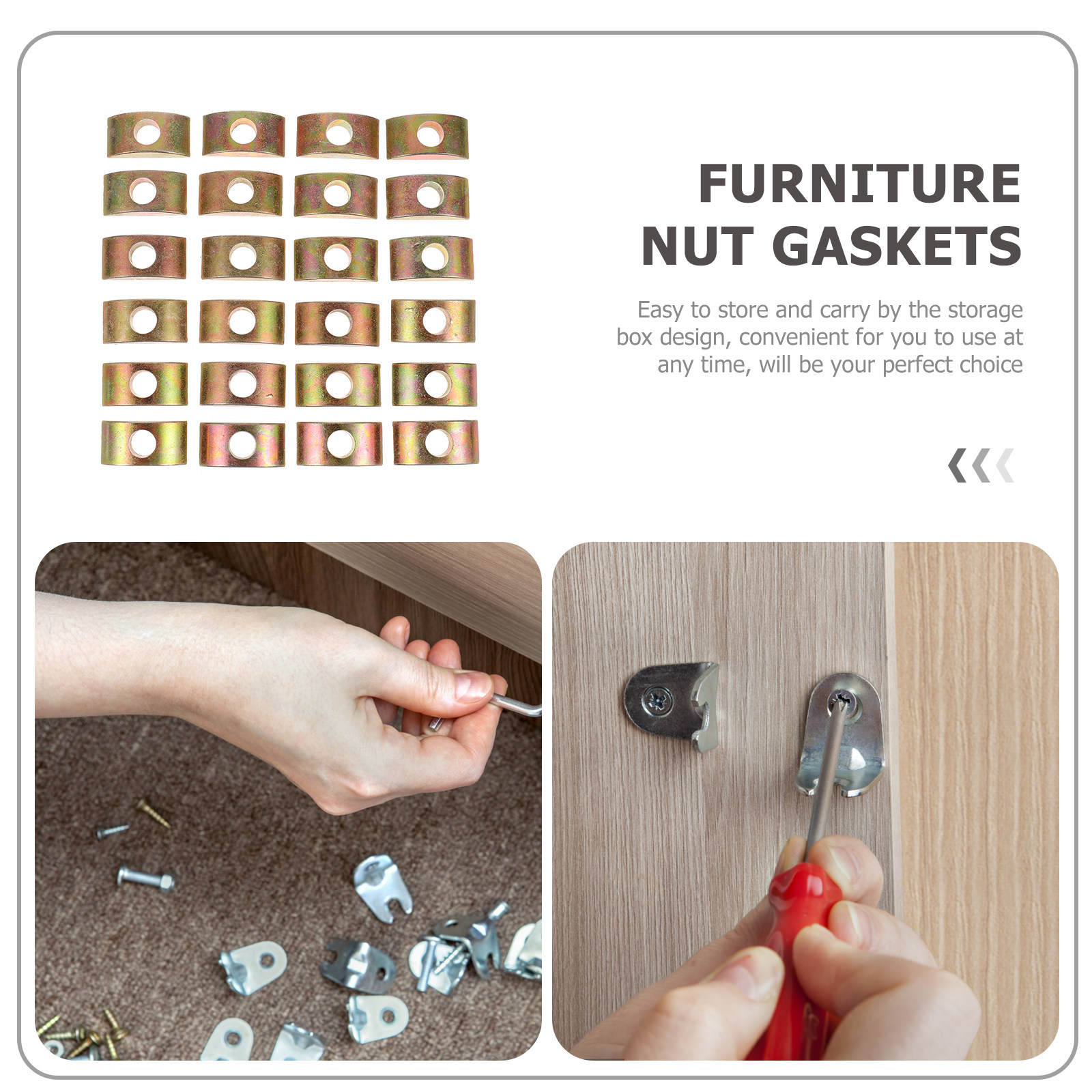 25Pcs Half Moon Washer Metal F - Furniture Hardware Stores recensie en prijs