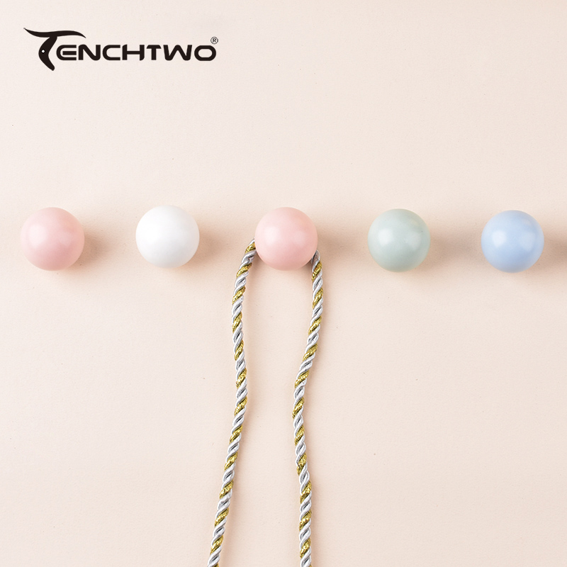 Round Ceramic Hook Clothes Han - Furniture Hardware Tools recensie en prijs