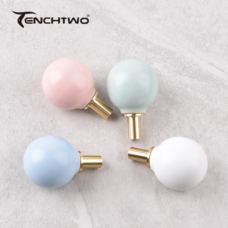 Round Ceramic Hook Clothes Han - Furniture Hardware Tools recensie en prijs