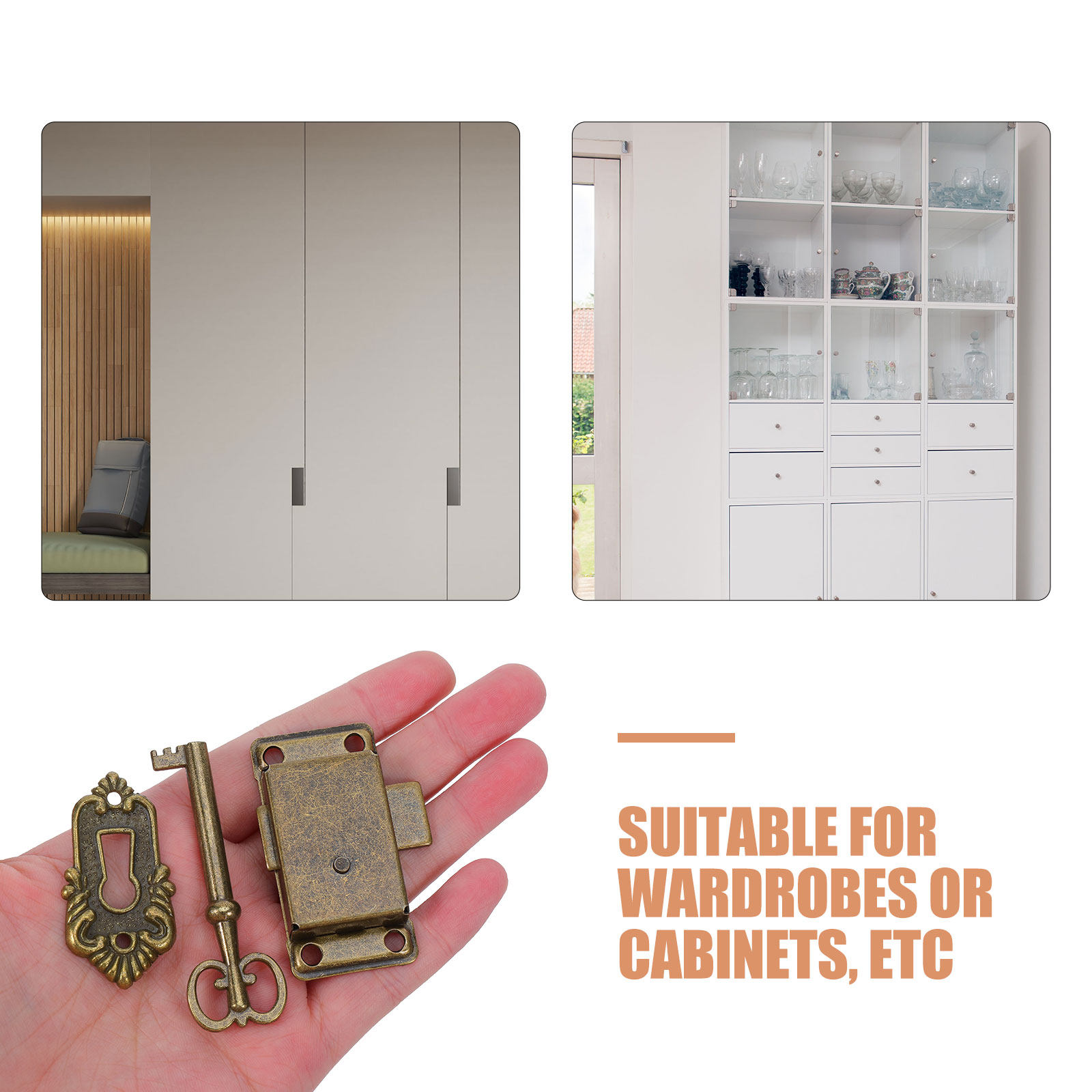 4Sets Retro Cabinet Locks Vint - Vintage Furniture Hardware Replacement recensie en prijs