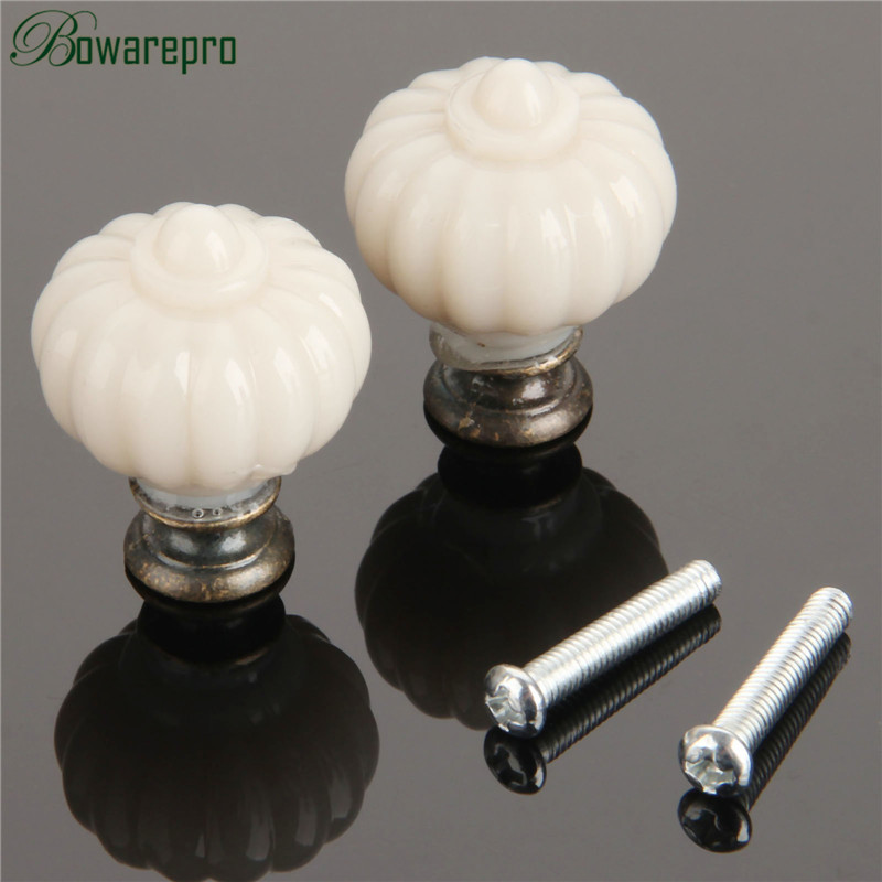 1Pc Acrylic Ivory White Pumpki - Furniture Hardware Handles recensie en prijs