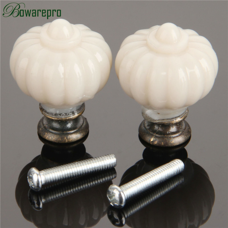 1Pc Acrylic Ivory White Pumpki - Furniture Hardware Handles recensie en prijs