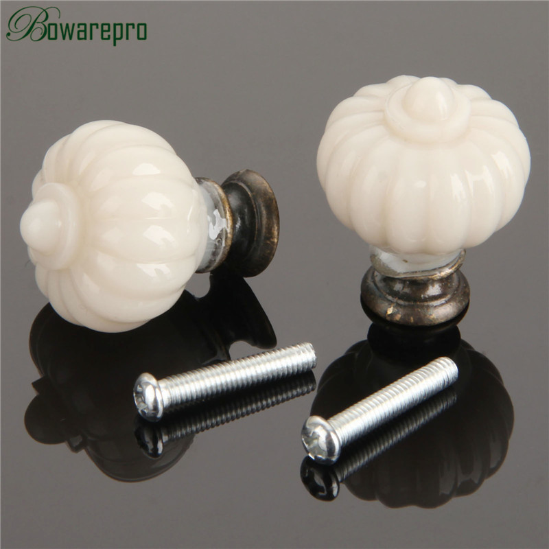 1Pc Acrylic Ivory White Pumpki - Furniture Hardware Handles recensie en prijs