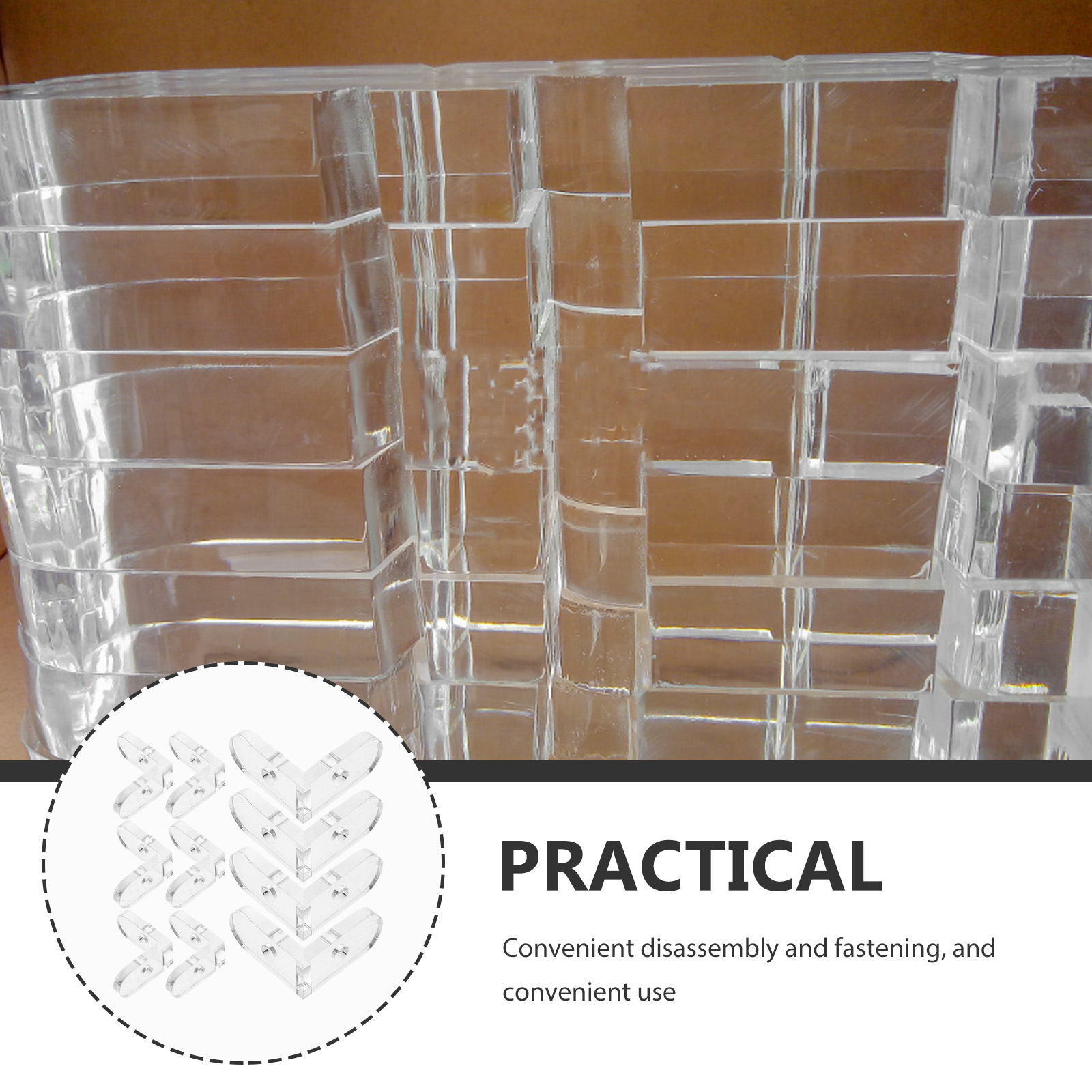 15pcs Transparent Angle Braces - Corner Bracket Angle recensie en prijs