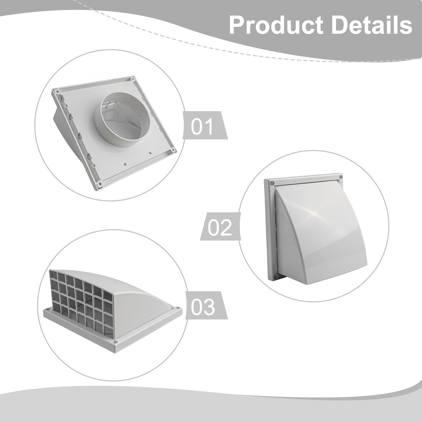 100MM,125MM,150MM Exterior Wal - Furniture Hardware Outlet recensie en prijs