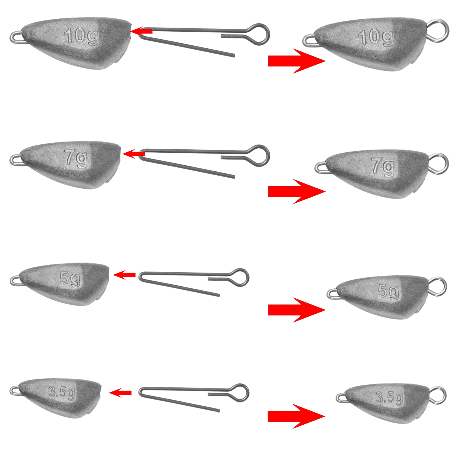 SAMOLLA 5pcs Jig Head Fishing  - Furniture Hardware Jig recensie en prijs