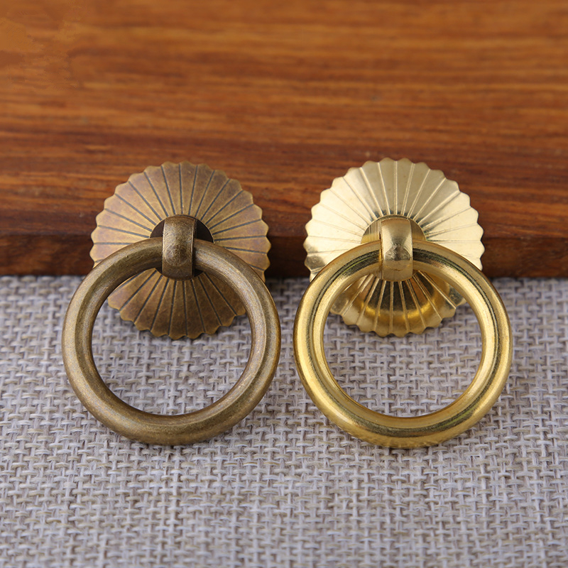 Vintage Brass Cabinet Ring Kno - Furniture Hardware Tools recensie en prijs