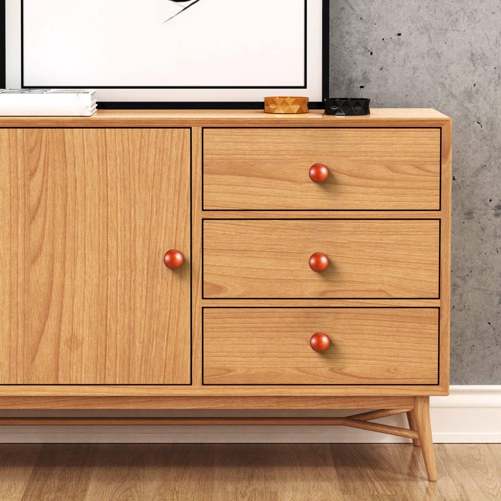 20Pcs Solid Wood Knobs Polishe - Furniture Hardware Handles recensie en prijs