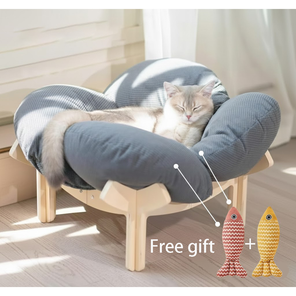 Padded Wooden Elevated Cat Bed - Furniture Hardware Tools recensie en prijs