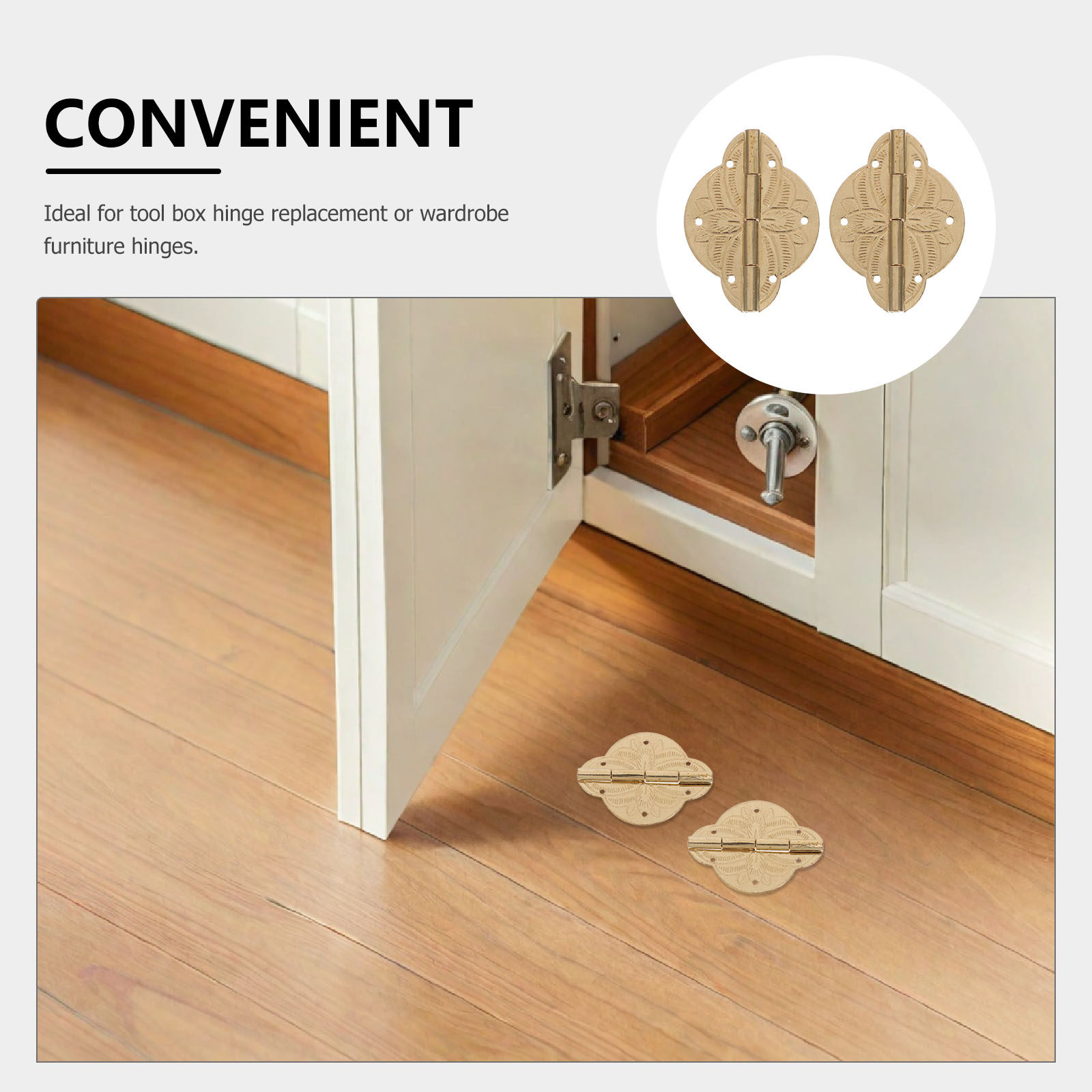 4Pcs Brass Hinges Vintage Jewe - Vintage Furniture Hardware Replacement recensie en prijs