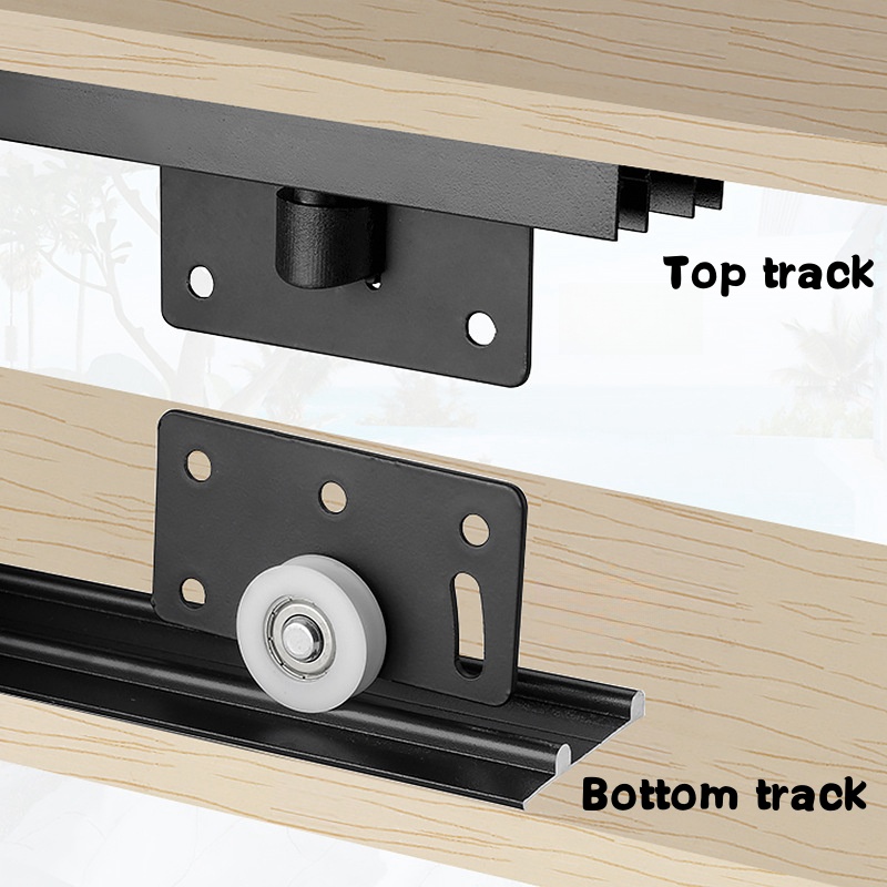 2 Sets Sliding Closet Door Rol - Furniture Hardware Kit recensie en prijs