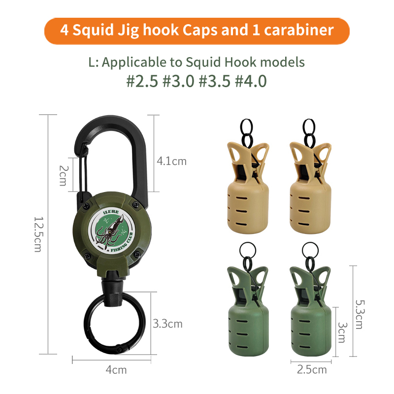 4pcs Telescopic Squid Jig Bait - Furniture Hardware Jig recensie en prijs