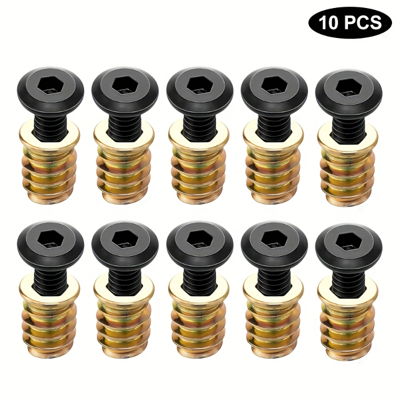 10PCS Nut Threaded Inserts Com - Furniture Hardware Kit recensie en prijs