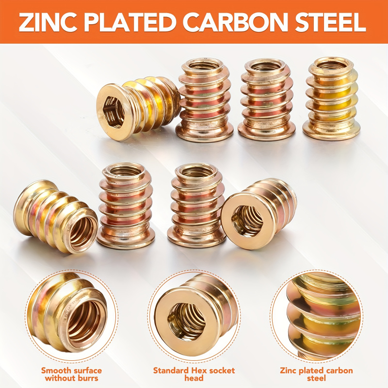 10PCS Nut Threaded Inserts Com - Furniture Hardware Kit recensie en prijs