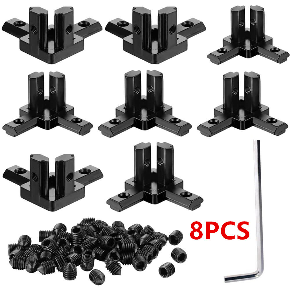 8Pcs Aluminum Profile 90 Degre - Corner Bracket Angle recensie en prijs