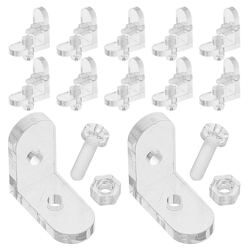 15Pcs Clear Acrylic L Shape Co - Corner Bracket Angle recensie en prijs