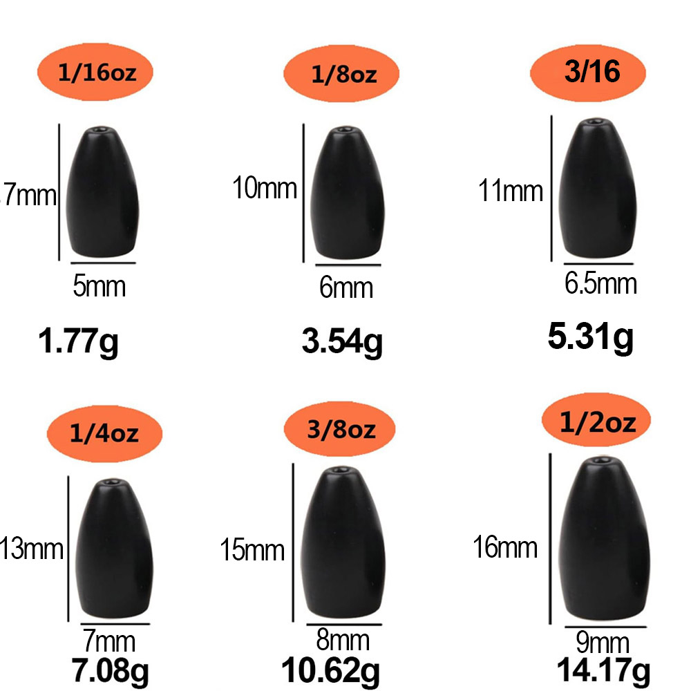 Tungsten Steel Fishing Weights - Furniture Hardware Jig recensie en prijs